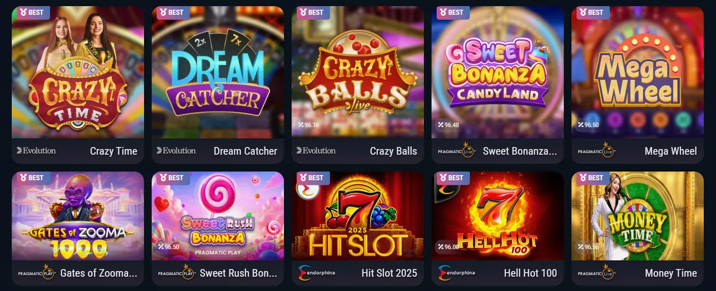 Игровые автоматы Zooma Casino
